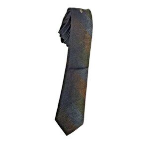 Vintage Smoothie Schreter Skinny Dark Colors Button Down Necktie Tie 1950s 60s